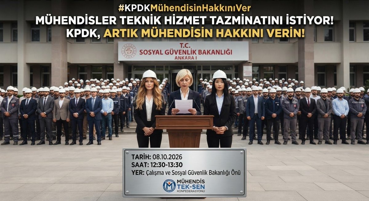 NihalAlemdarogl's tweet photo. @peacemissing2 @isikhanvedat @csgbakanligi #KPDKMühendisinHakkınıVer https://t.co/CN1haiIcyh
