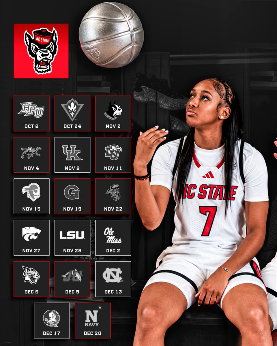 destiny_kyshe's tweet photo. ✅ Out season 2️⃣ schedule it’s go time !#gopack #kyshe #kyshe7 #destinykyshe #mydestinyisalreadywritten #ncstate . @PackWomensBball https://t.co/rbgFcKMnq8