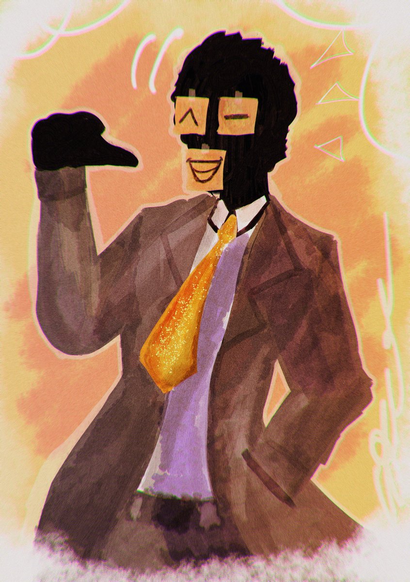 ChiwaMoon05's tweet photo. I like this guy ☀️

(Btw: i have strawpage now. Go check in) 

#doorsroblox #robloxdoors #thearchives #doorsfanart https://t.co/G4gaA65Sxq