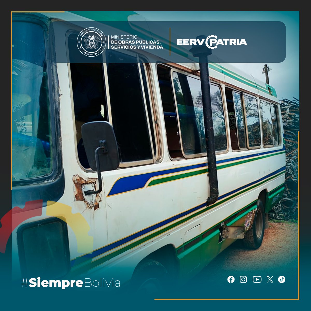 EERVPATRIA's tweet photo. #NotaDePrensa | Avanza el Programa PATRIA, inspeccionan el primer micro convertido de diésel a GNV en Santa Cruz

🔗 Más información en:
🌐 https://t.co/NxWICZeKLP

📌 Lee la nota completa aquí 👇
https://t.co/IlitcUZKSh https://t.co/CIPNXocOpi