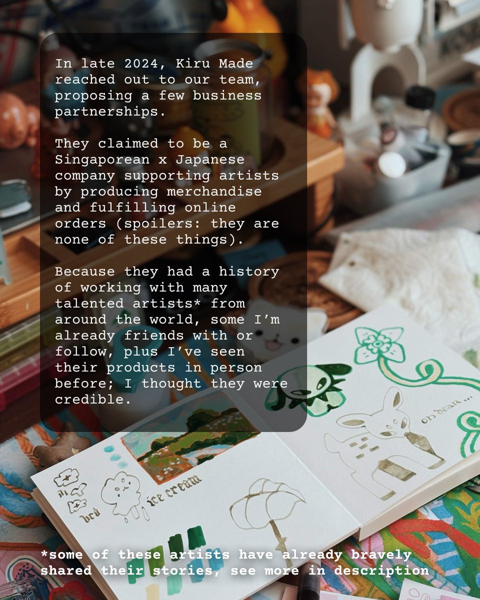 pikarar's tweet photo. In regards to @KiruMade Kiru Made, Fuku Mono, Adartemby, Maru Made, etc: watch out for this global creator and art scam that has been happening since 2018 https://t.co/Hmao2XggMN