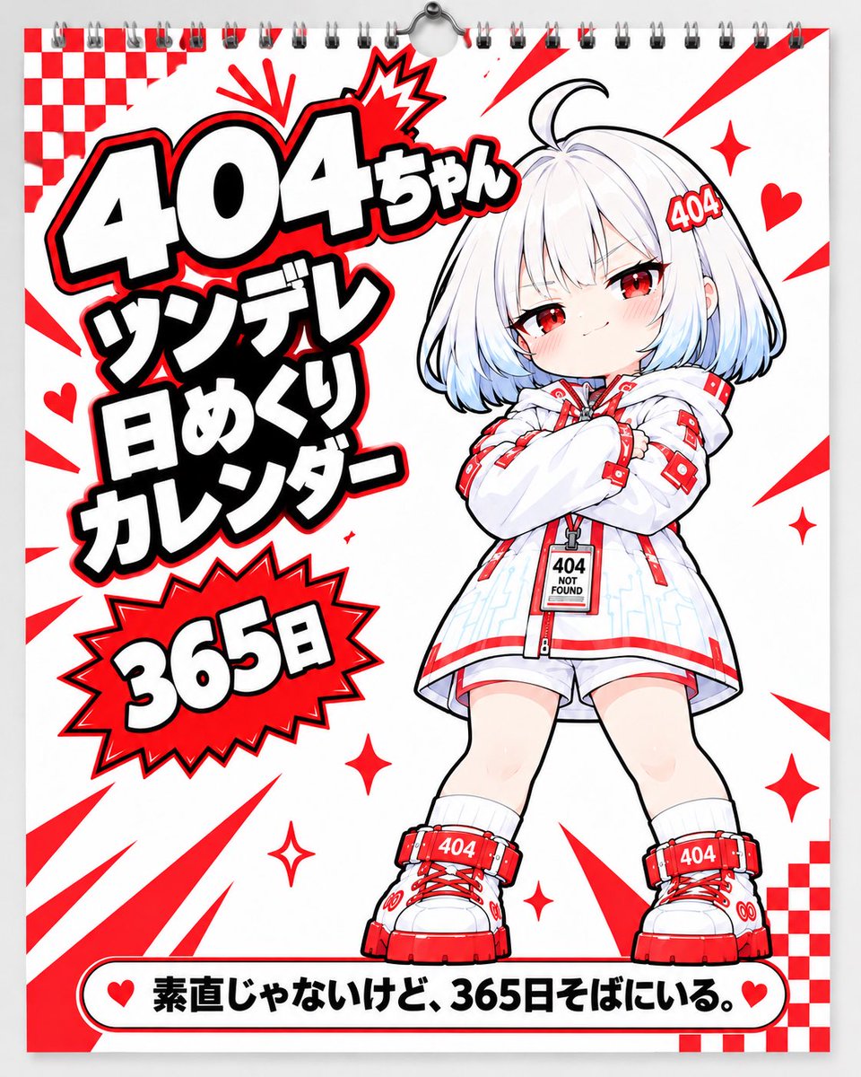 neko_no_gebokun's tweet photo. ✨404 FILES  404 CHAN🔎

404ツンデレカレンダー🗓️
発売決定！！！してません！

#AIart https://t.co/OQL2059y0Q