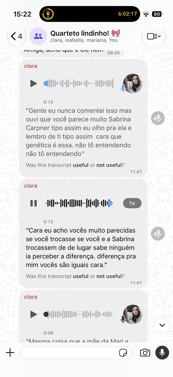 tomtolivia's tweet photo. uma das minhas amigas veio falar que eu sou a cara da sabrina carpenter??? spoiler: sou morena do olho castanho https://t.co/sRav4EAh3u