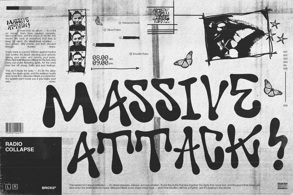 supply_family's tweet photo. Crows by Any-Type® Foundry. A gritty graffiti display face for zines and gig posters. https://t.co/LwlTM5Cpfe