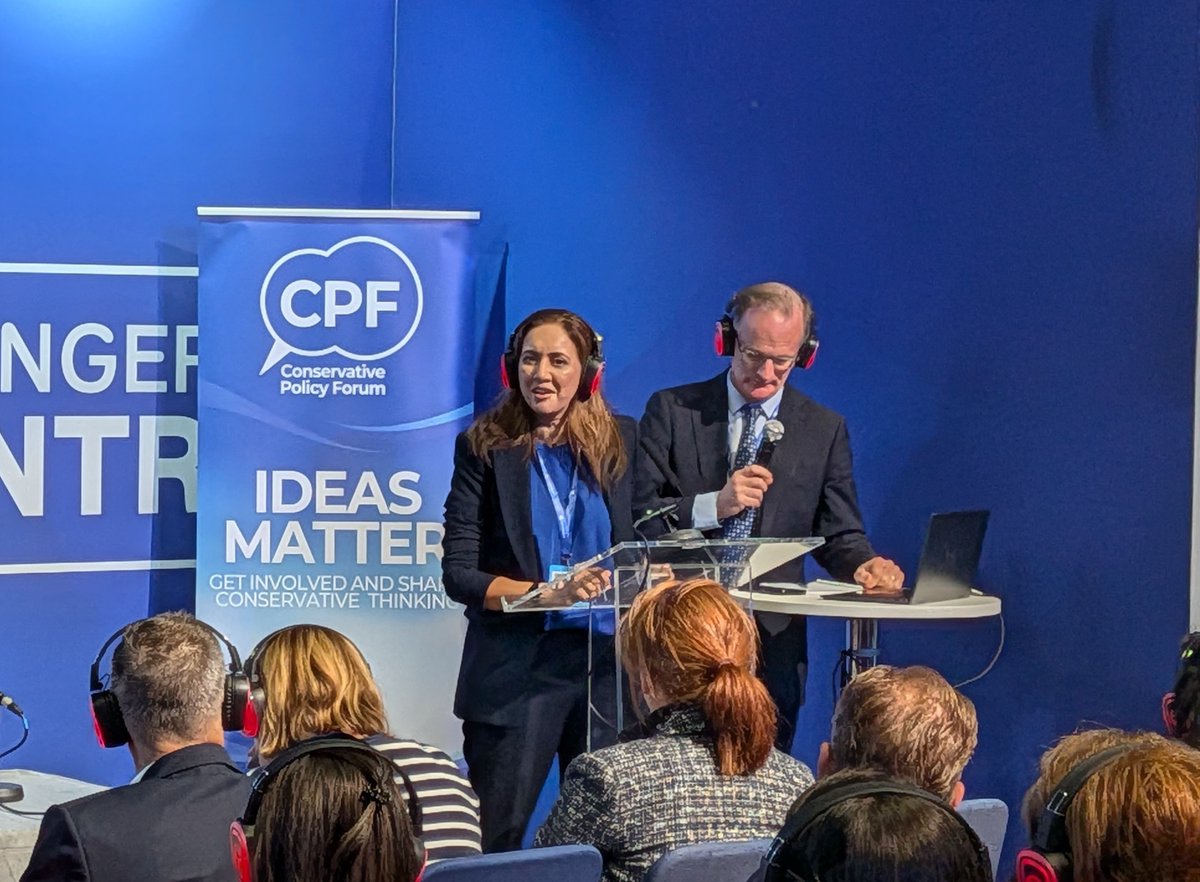 FrancesLasok's tweet photo. That's CPC26 complete. Our most ambitious yet: Elevator Pitch, Backbench Bill-Off, defence, tax, business, local government, the launch of the hugely exciting consultation...(1/2) https://t.co/objFiyvpoz