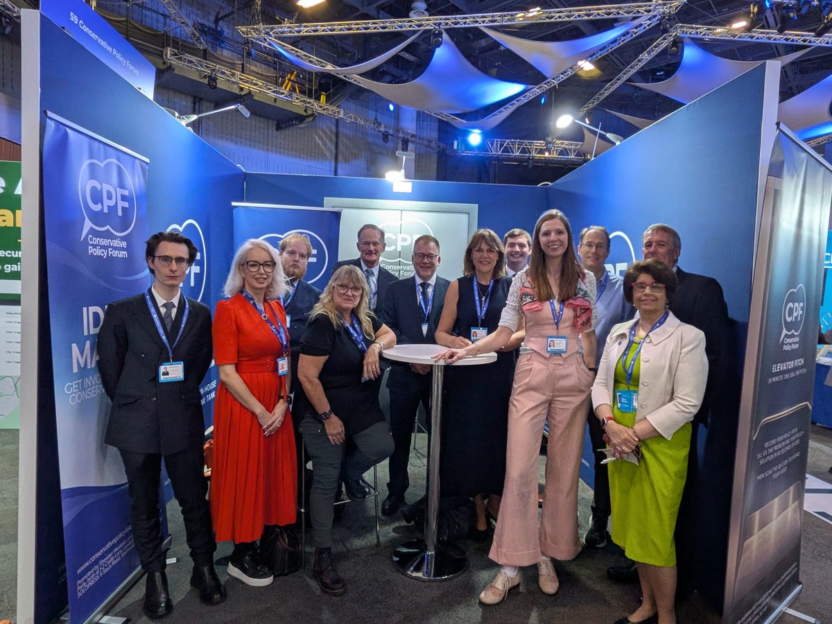 FrancesLasok's tweet photo. That's CPC26 complete. Our most ambitious yet: Elevator Pitch, Backbench Bill-Off, defence, tax, business, local government, the launch of the hugely exciting consultation...(1/2) https://t.co/objFiyvpoz