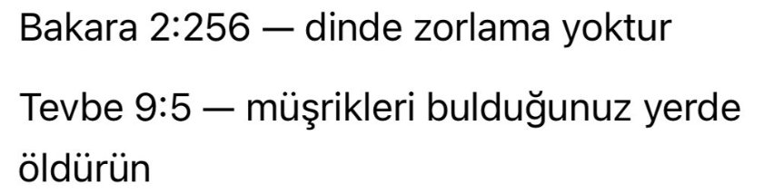 alisbe0's tweet photo. @kimneyazar Kafama takılan burası neden dinde zorlama olmayıp,bir başka inançlı kişiyi öldürme girişiminde bulunursun ki? https://t.co/pgYWLEL66X
