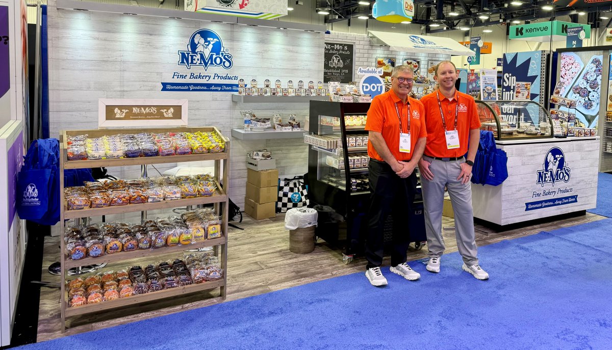 NeMosBakery's tweet photo. 🎰 We’re LIVE at #NACSShow 2026!

If you’re walking the show floor in Las Vegas, make Booth N638 one of your stops.

🍰 Taste what’s new
🤝 Meet the Ne-Mo’s team
👀 Take another look

📍 Booth N638

Come see what we’ve been up to!

#NeMosBakery https://t.co/Mc7yJ1sFNT