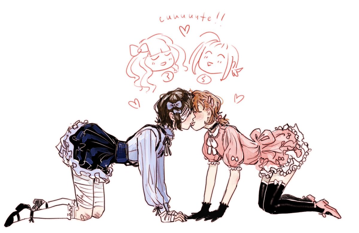 avimikkie's tweet photo. elise-chan and her dress-up dolls https://t.co/0rYXckDJcj
