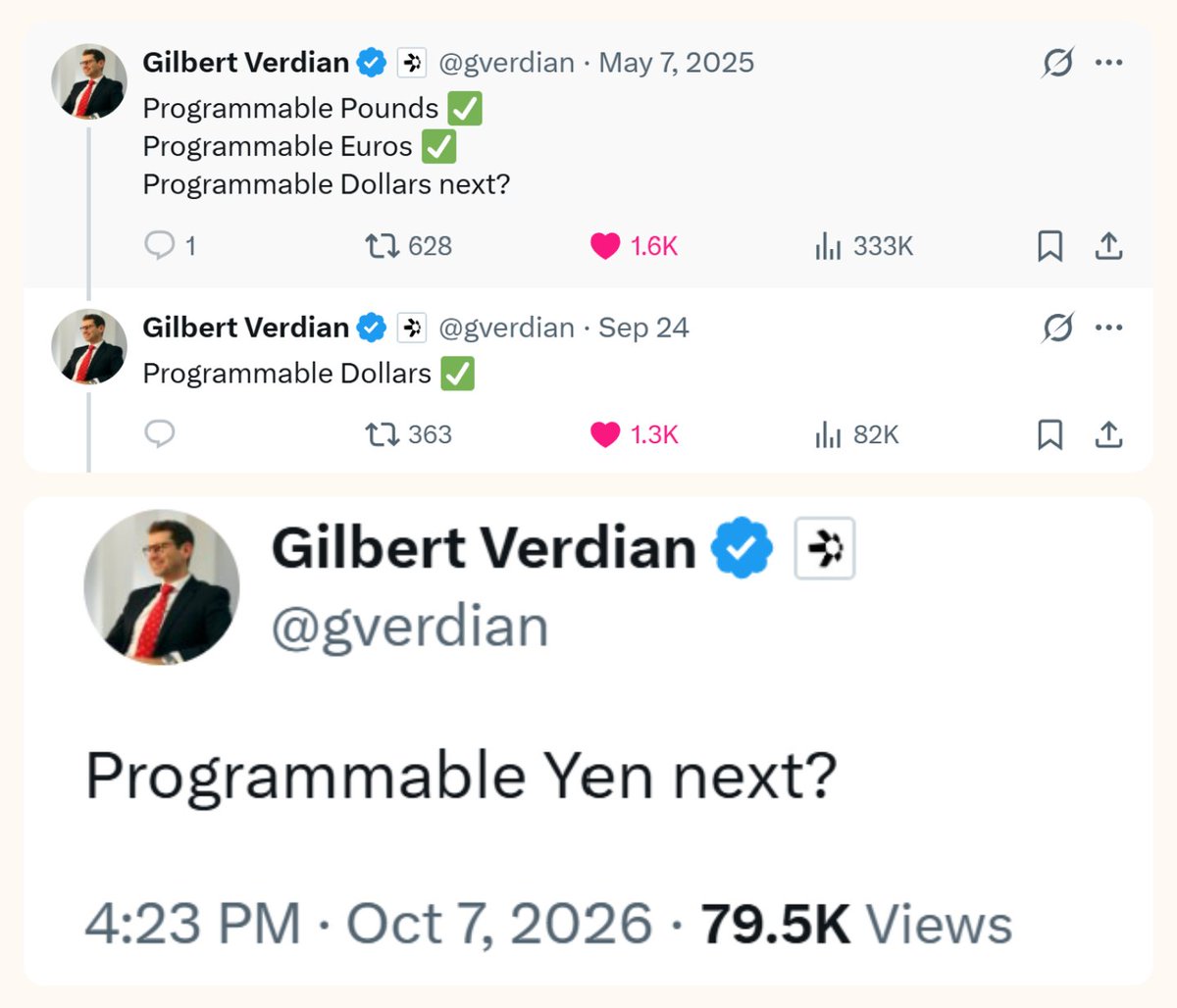 DreadBong0's tweet photo. Looks like $QNT have Japan in the bag

Last time @gverdian teased Programmable Dollars through $QNT infrastructure..

They announced they're working directly with The Clearing House in the US

When Gilbert talks about specific institutions, countries or banks.. its nearly always because there is substance

So.. don't be surprised if an announcement follows with BOJ-NET or Zengin  🇯🇵

$QNT