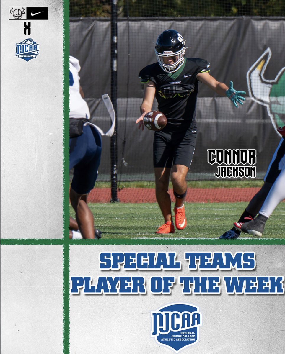 ConnorJ33831449's tweet photo. @HVCCFootball @CoachGooch_ @CoachRathka52 @coachdonwjones 

@NJCAA  #punter #juco #football https://t.co/UghiZlbKhE