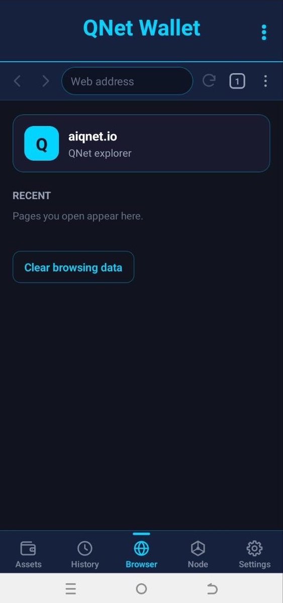 lordwatezydseer's tweet photo. QNET BLOCKCHAIN @AIQnetLab 

The QNet Wallet just updated on Google Play and the difference is immediately visible.

This isn’t a minor patch. The entire UI has been rebuilt, cleaner, softer, more refined. Every screen feels intentional.

Let me walk you through it.

The Assets screen gives you instant access to both your QNet and Solana balances in one place. QNC on one side. SOL and 1DEV on the other. Send, Receive, and your full wallet address, everything within one tap.

The History screen shows exactly what earning looks like on a running network. Multiple reward claims visible from today and yesterday. Each one labelled clearly, moved from node balance into the main wallet. Not points. Not promises. Real QNC, claimed and settled on-chain.

The Browser tab is something most wallets don’t have. A full web browser built directly into the wallet, with every site request requiring your confirmation before it goes through. No silent connections. No trust required.

The Node tab tells the complete story of participation. Online. Answered this epoch: Yes. Counted epochs: 64 of the last 64. A perfect record across 64 consecutive epochs. The epoch countdown is live, showing exactly when the next reward window closes.

The Settings screen gives you full control, auto-lock timer, language, password management, recovery phrase export, private key export, and connected sites.

One wallet. One network. A Light Node running in the background. A built-in browser. A perfect epoch record. All of it live on Google Play right now.

And that’s not all, explore and find out more for yourself.

Download the QNet Wallet on Google Play now 👇
https://t.co/yGmkVXpZZl

The QNet has you, Eon...
