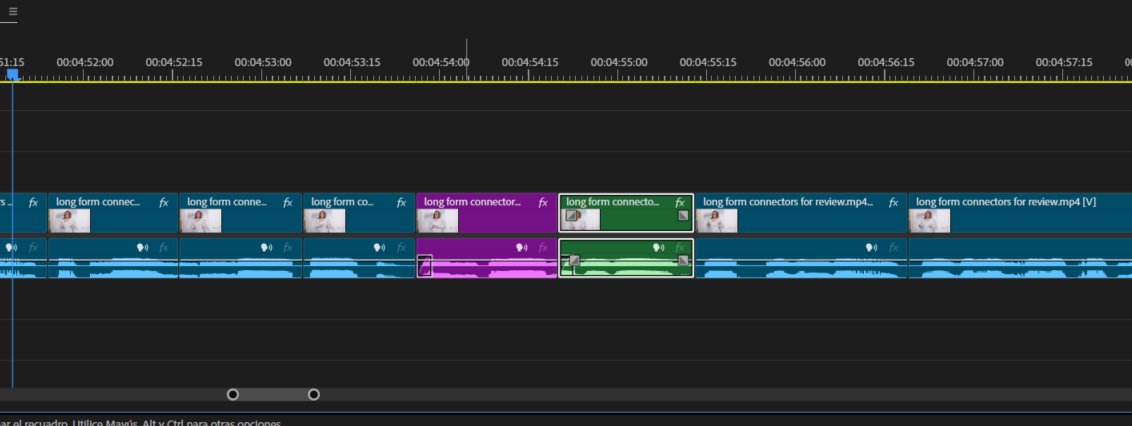 lu1g1202's tweet photo. Clients forget words. We're all human.

The fix isn't always a re-record.

Find where they said it before. Match the tone. Rebuild the line.

Editing isn't only cutting. It's listening.

(Timeline from a long-form video I'm editing) https://t.co/3hcRzXIEp8