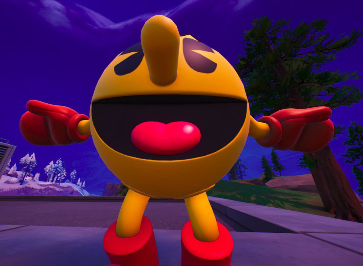 MarioFreak2001's tweet photo. I love you fortnite pac-man https://t.co/bj7AUlyZVY