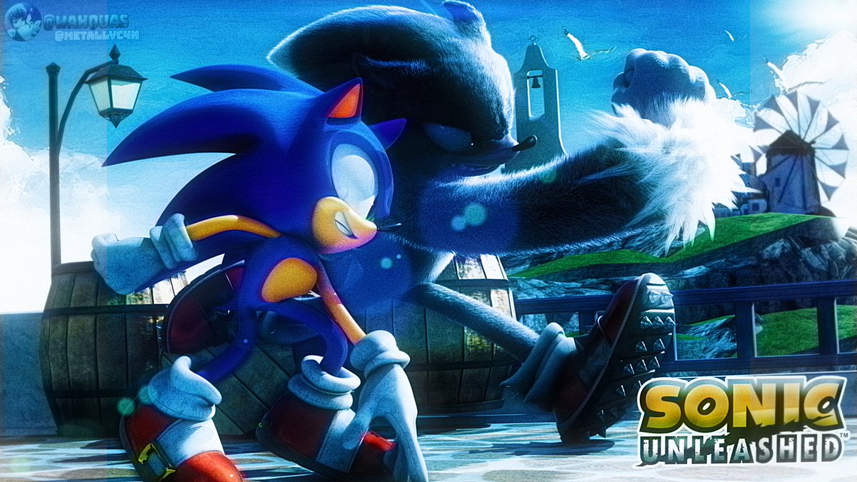 Wahvys's tweet photo. Unleashed render collab with @LilSonicVA https://t.co/aJqTuHYguw