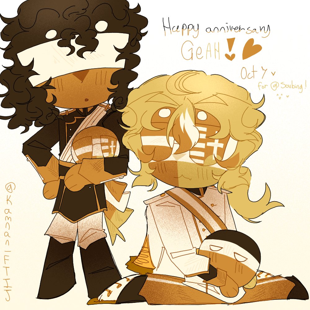 Kamnan_FTIJ's tweet photo. Happy anniversary to your yaoi ever @Sovbing ! ^_^
#Countryhumans #geah https://t.co/mdFfYizVPA