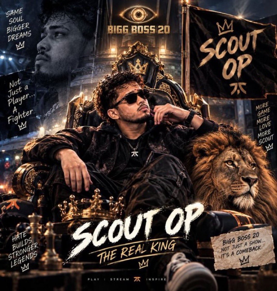 _King_Here1610's tweet photo. Rage bait itna karo ki samne wala dar jaye 🔥🔥

That’s #ScoutOP for you!!

VINTAGE SCOUT IS BACK 

#ScoutArmy #BiggBoss https://t.co/Da3nuBbJyG