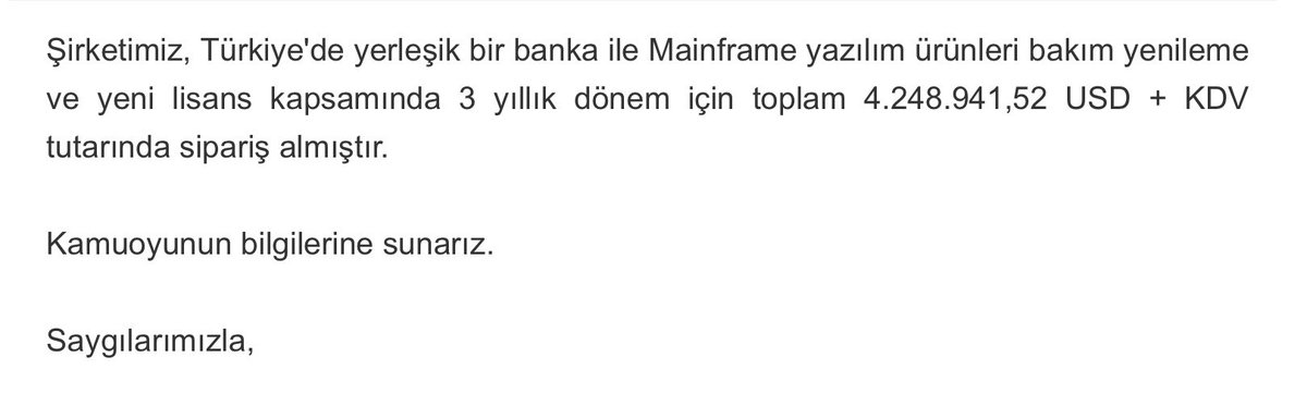 hisseduragi's tweet photo. #vbtyz | Vbt Yazılım

Yeni İş İlişkisi https://t.co/oFp71X37z8