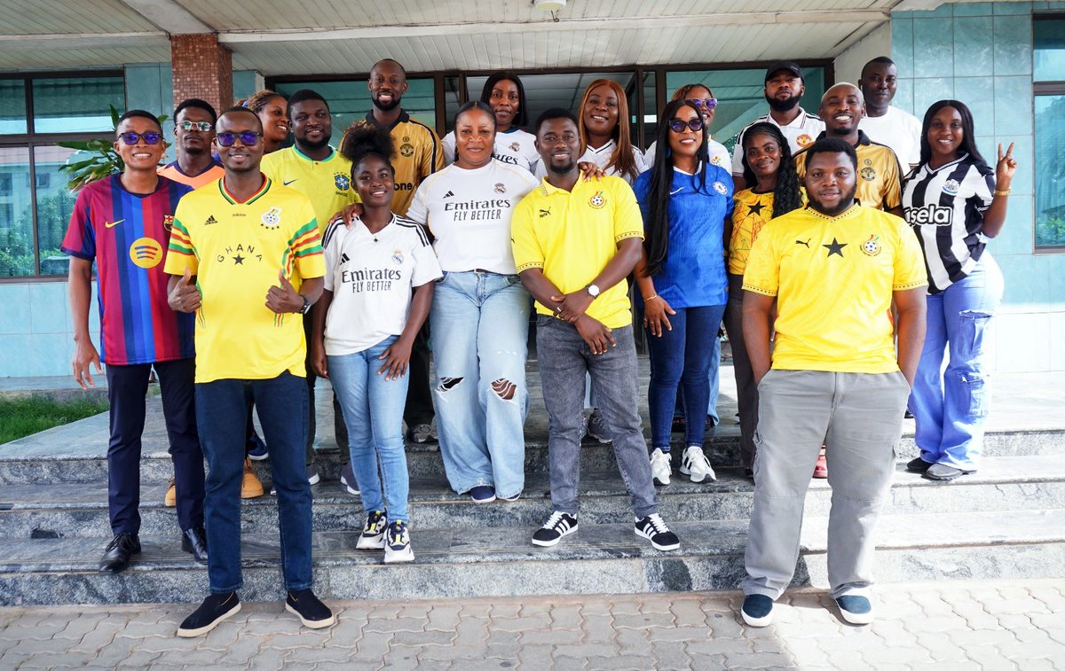 WakanowGhana's tweet photo. Jersey Day out👕⚽🔥

#CustomerServiceWeek2026 ##RepYourJersey #ThinkTravelThinkWakanow https://t.co/luSQ0Q5SEr