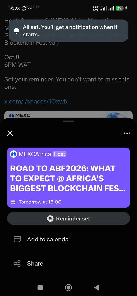TheJaxBe's tweet photo. My biggest expectation from #ABF2026? 🇰🇪🌍

Less ��What if?” and more “Here’s what we’re building.” ⛓️

Africa has the users, talent and problems that blockchain can solve at scale. I’m tuning in to discover which builders are ready to turn that potential into reality. 🚀

@dddfkkks
@sssfzdzyl
@buskiskoo

@MEXC_AfricaBU @Adebusoye22