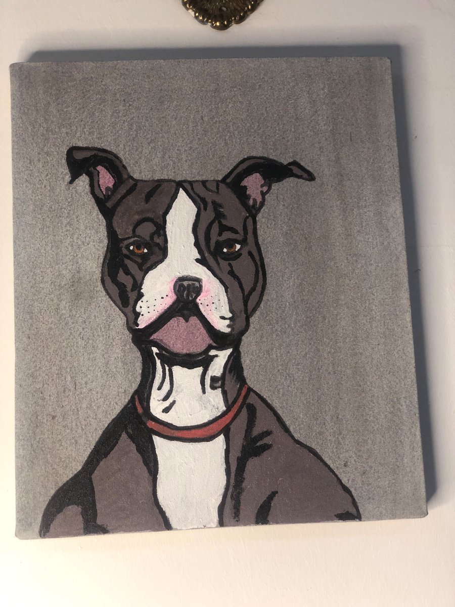 Emmanuelalexch4's tweet photo. Painted a small dog potrait today for my dog lovers❤️❤️. 

#art #paintings #oilpainting #dogart #dogoftheday https://t.co/xcnuxrQ0Ns