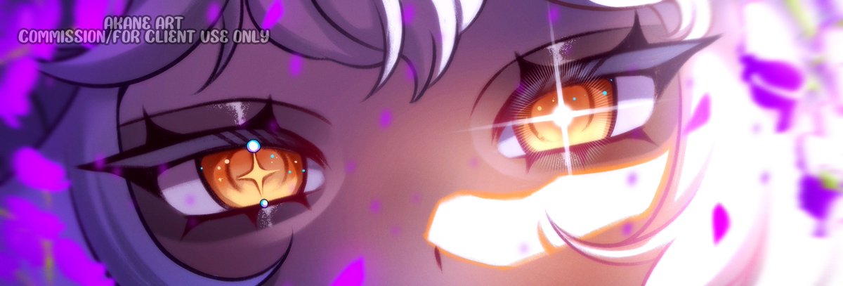 TomatoeChan's tweet photo. Eye banner commission✨ by  @.sellurie 

#vgen #vgencomm https://t.co/TNnC4VWssc