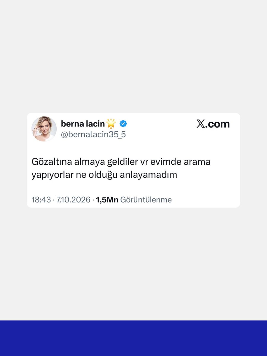 nedenttoldu's tweet photo. Berna Laçin gözaltına alındı. https://t.co/ZUHAcgsXhZ