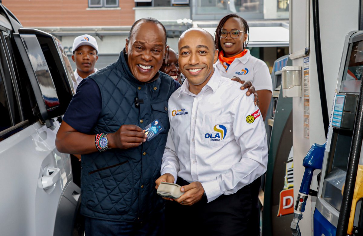KenyaOla's tweet photo. SEMA “O” na O’Card is officially on! 💳⛽
We kicked off the SEMA “O” na O’Card campaign at OLA Energy Kilimani, bringing our customers closer to the rewards and benefits that come with being an O’Card customer.
Get your O’Card. Use it. Enjoy more.
#SemaOnaOCard #wekeepyougoing https://t.co/RTbiOpDAjk