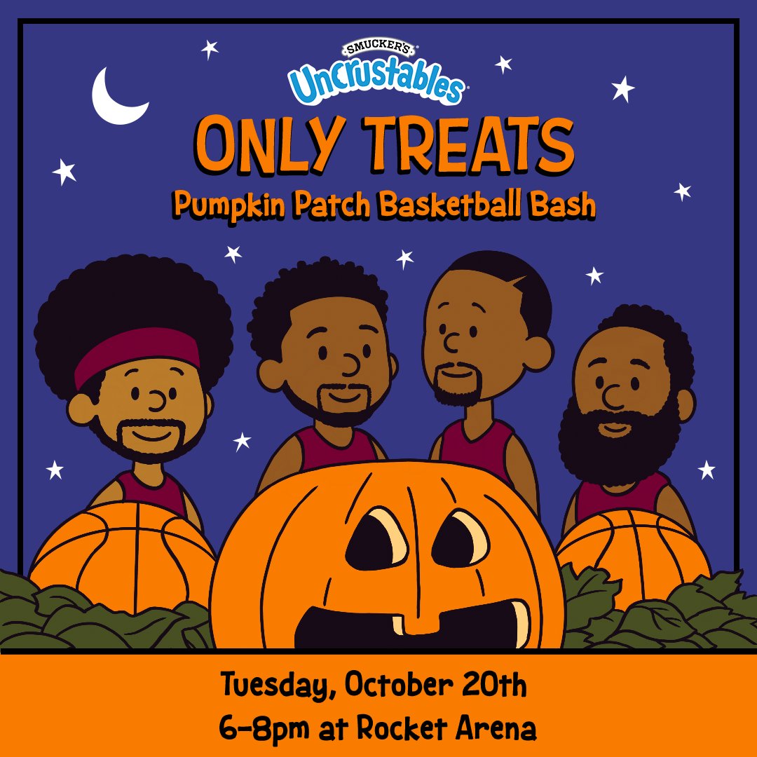 CavsUnited's tweet photo. Meet us at the Pumpkin Patch! 

Tickets for this year's Only Treats: Pumpkin Patch Basketball Bash are on sale now! 🎃

Join us for candy, music, games, giveaways, and MORE! 

Visit: https://t.co/XUk5atQNdU
to get your $5 tickets today before the patch is full! https://t.co/ugrWpiomR5