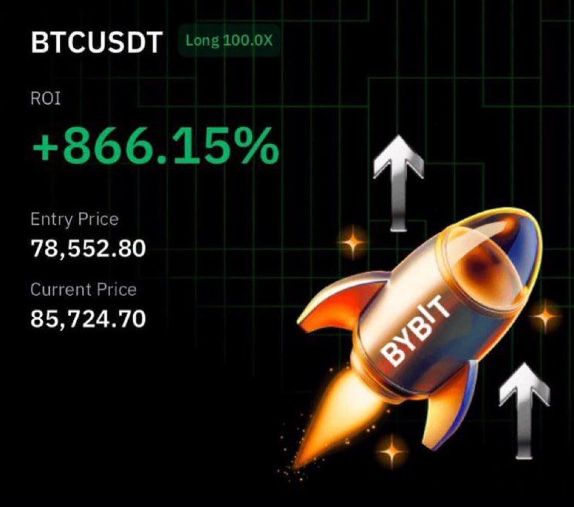 collins_crypto1's tweet photo. #BTCUSDT
Entry: 78552
Target 1: 79264✅
Target 2: 81967✅
Target 3: 83228✅
Target 4: 85724✅
#bitcoin #crypto #BTC #ETH #altcoin #trading #signal #copytrading #cryptosignal $BTC
Click the link below ⬇️https://t.co/NCI18SYdpl https://t.co/0cta07o7Xc