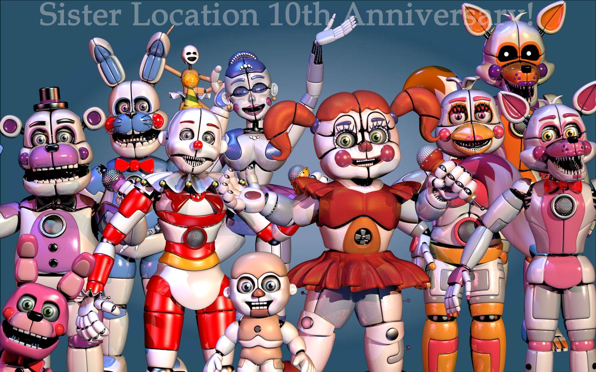 jp_dapesada's tweet photo. (C4D) Sister Location 10th Anniversary!

Models By Raviolly, RockstarSelenite, @LazyCoffe19 and @AlexBonilma (Funtime Bonnie) https://t.co/En3gGvICfc