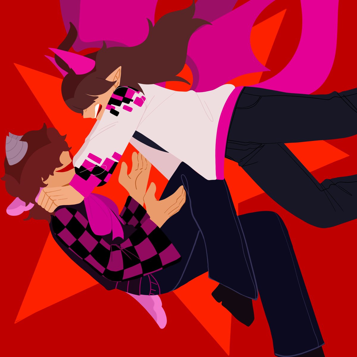 Elis_Sandwich's tweet photo. Day 6. Bound 🌷🪻 
 "I wanna get rid of her "
#blisstober #quakitusfanart https://t.co/i0fKdRAvV2