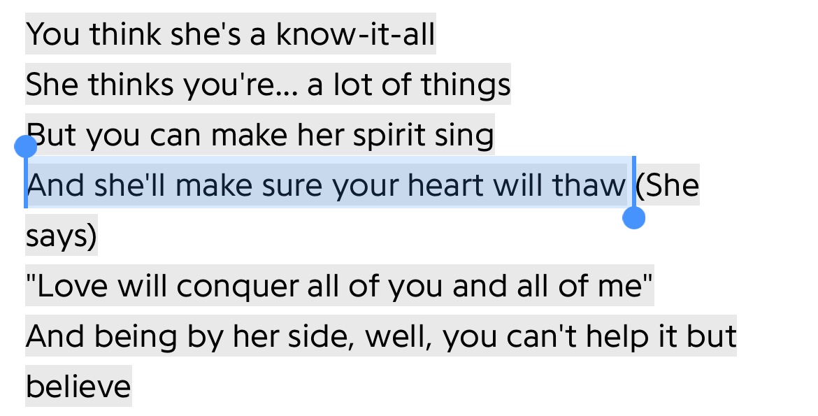 WrenBirdname's tweet photo. @pamiejaige This thawing of the heart &amp; by extension the song &amp;/or motif have haunted me for aeons &amp; perhaps Miss Paige you'd please potentially provide an end point to this persistent plight that perpetually pokes me :3 https://t.co/THbSIiXPis