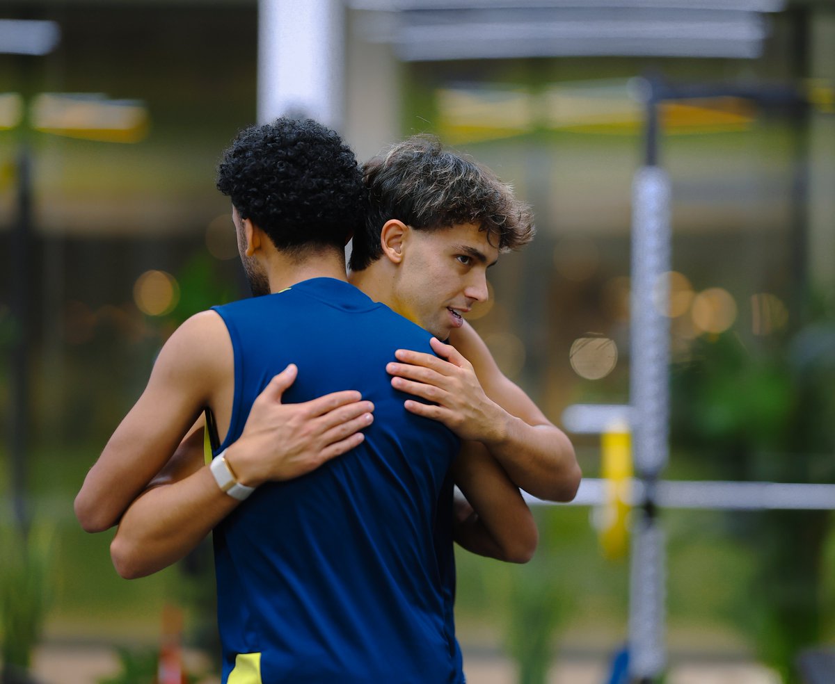 AlNassrFC's tweet photo. جواو فيليكس .. ينضم للتدريبـات 🤩 https://t.co/23addDOiqE