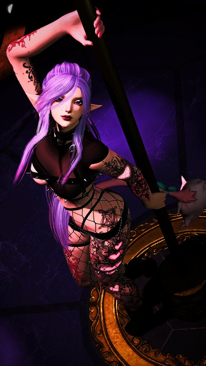Ekelynn's tweet photo. Get on your knees and Bow down 💜

#GPOSERS #FFXIVScreenshots #Gpose https://t.co/u15x1Zr4M1