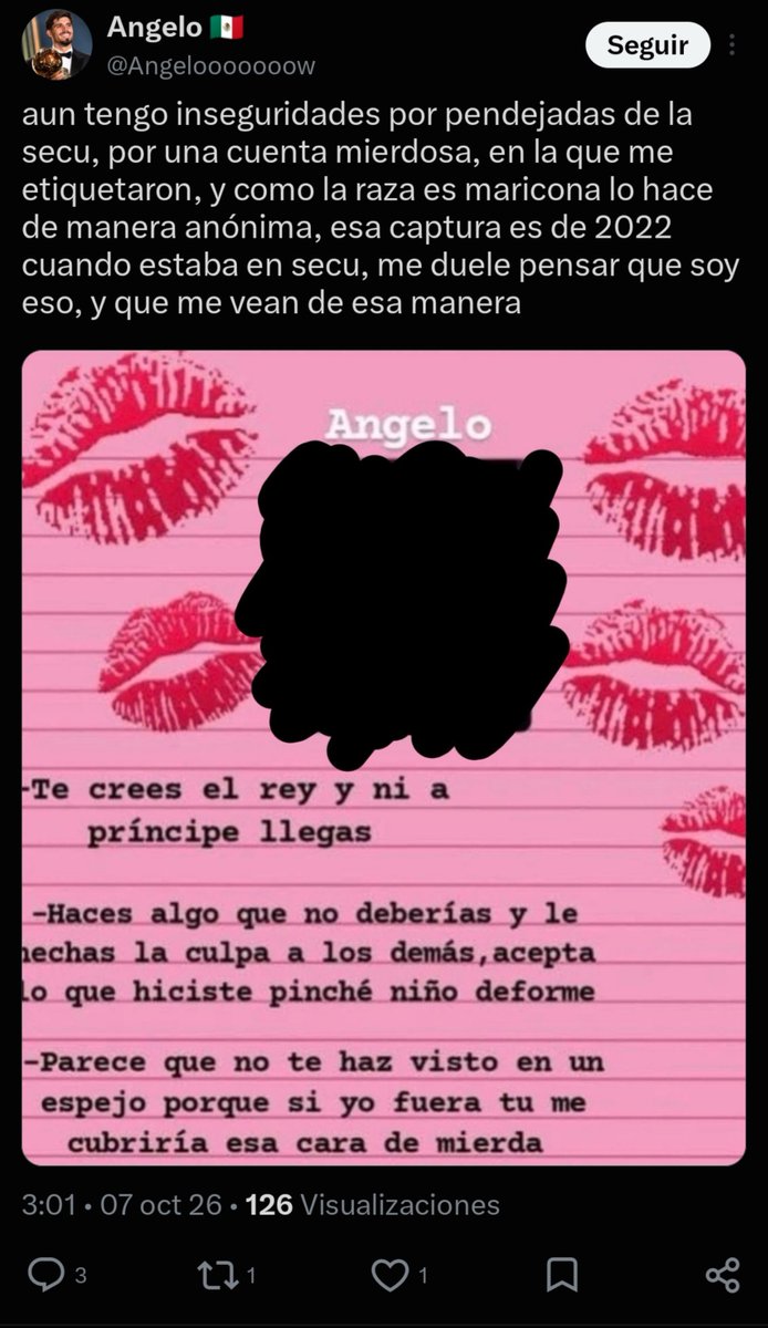 belidemoron's tweet photo. @Angelooooooow @daeriins @katyargento No Angelo, de putita te tenían a vos en la secundaria JAJAJ me dio un poco de lástima pero te vi los tuits y me di cuenta q bien merecido lo tenés.
Ah y no trates de borrar el tuit, o ya se puso inseguro el maricón?? https://t.co/mvQJAY0ur9