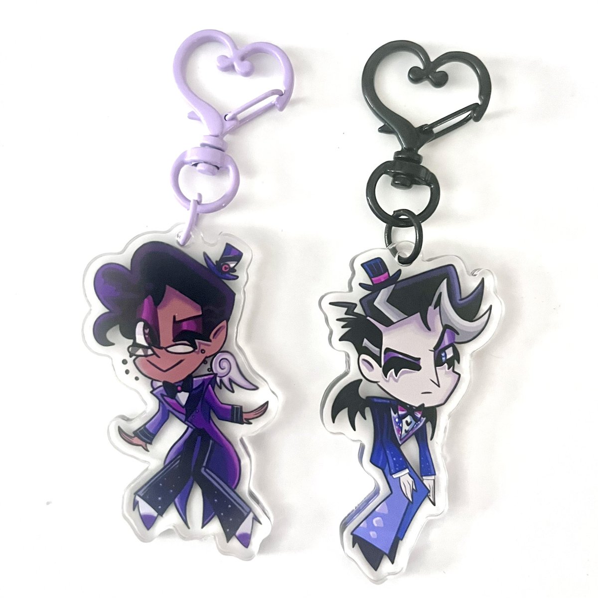 Voidcepti0n's tweet photo. Just received the keychains I designed!

This is exactly what you’d receive if you were to purchase one from my ACGGOODS! (Also available as stickers) 
#murdermedia #radiostatic https://t.co/19jfAZbAAX