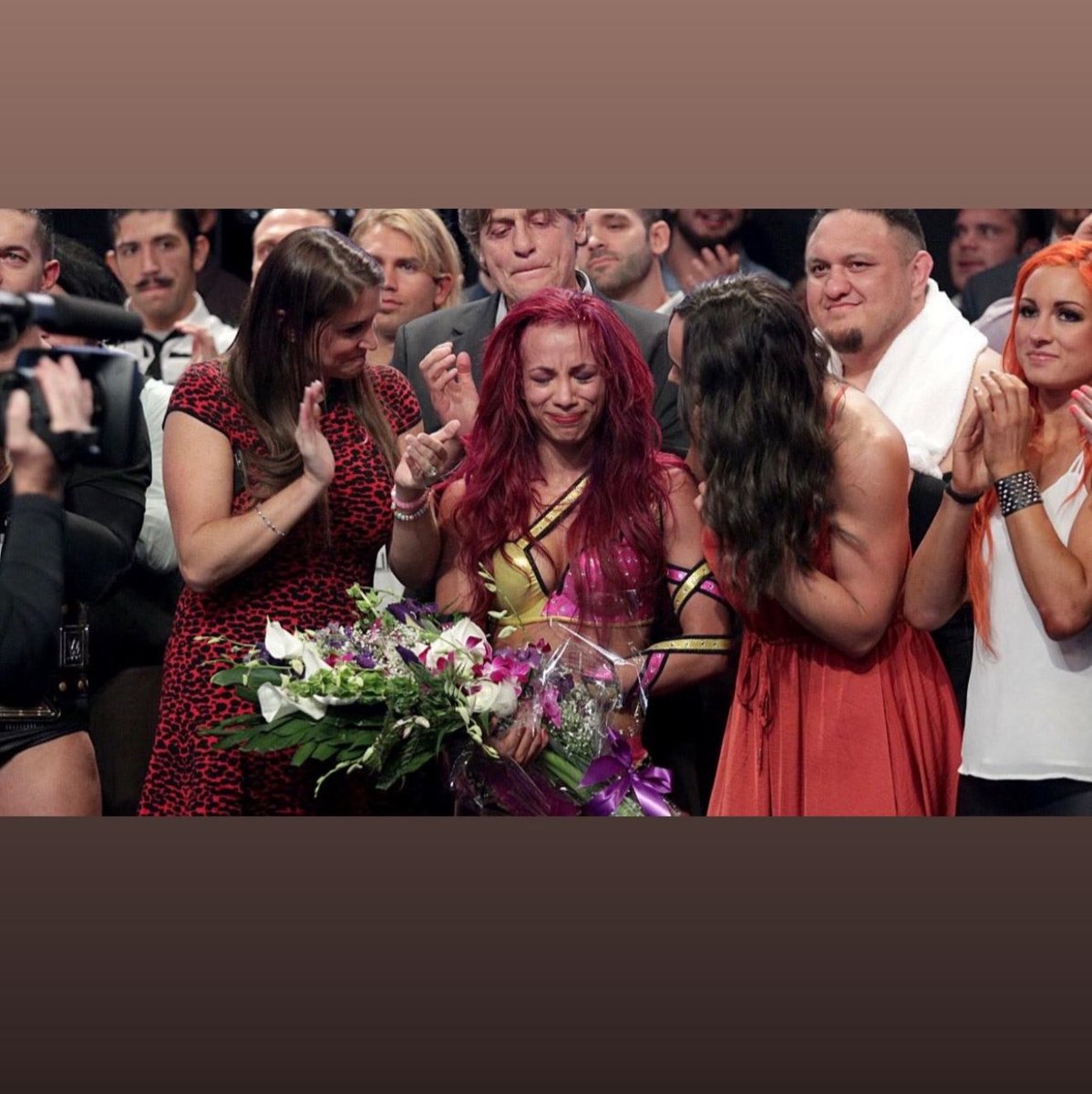 WrestlePurists's tweet photo. Bayley celebrates the 11th anniversary of her Iron Man Match with Sasha Banks at NXT TakeOver: Respect

The first women’s match to ever headline a major WWE event 

(IG | itsmebayley) https://t.co/TLKkhaTC3q