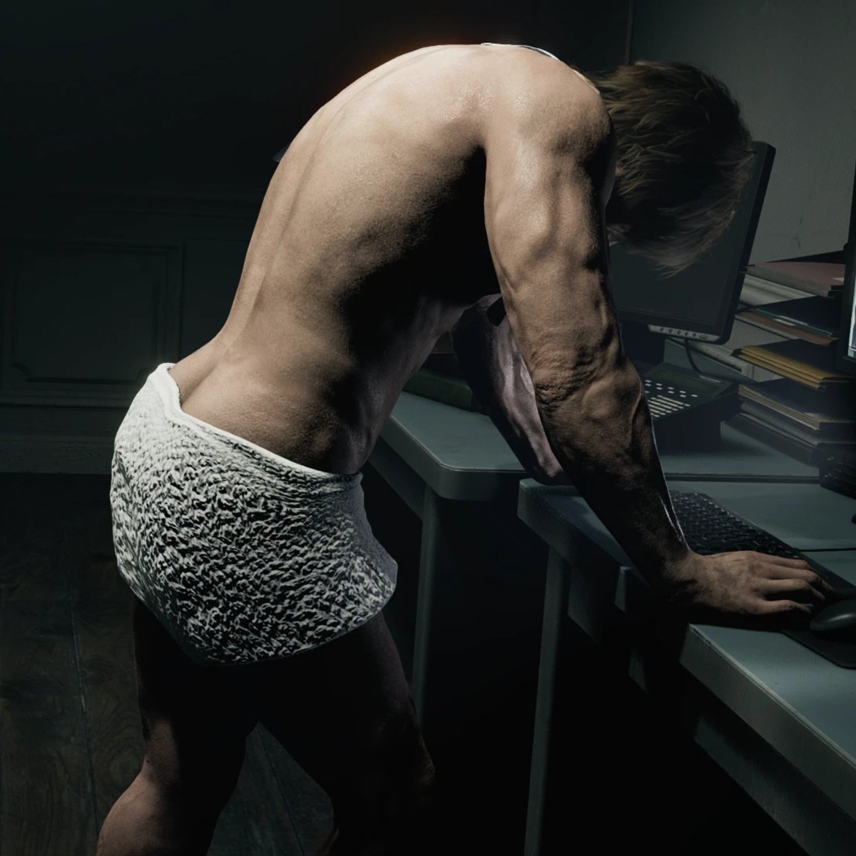monrevk's tweet photo. Towel leon mod 
#ResidentEvilRequiem #RE9 #LeonKennedy #LeonSkennedy #Biohazard #ResidentEvil https://t.co/9l2DlcaZqz