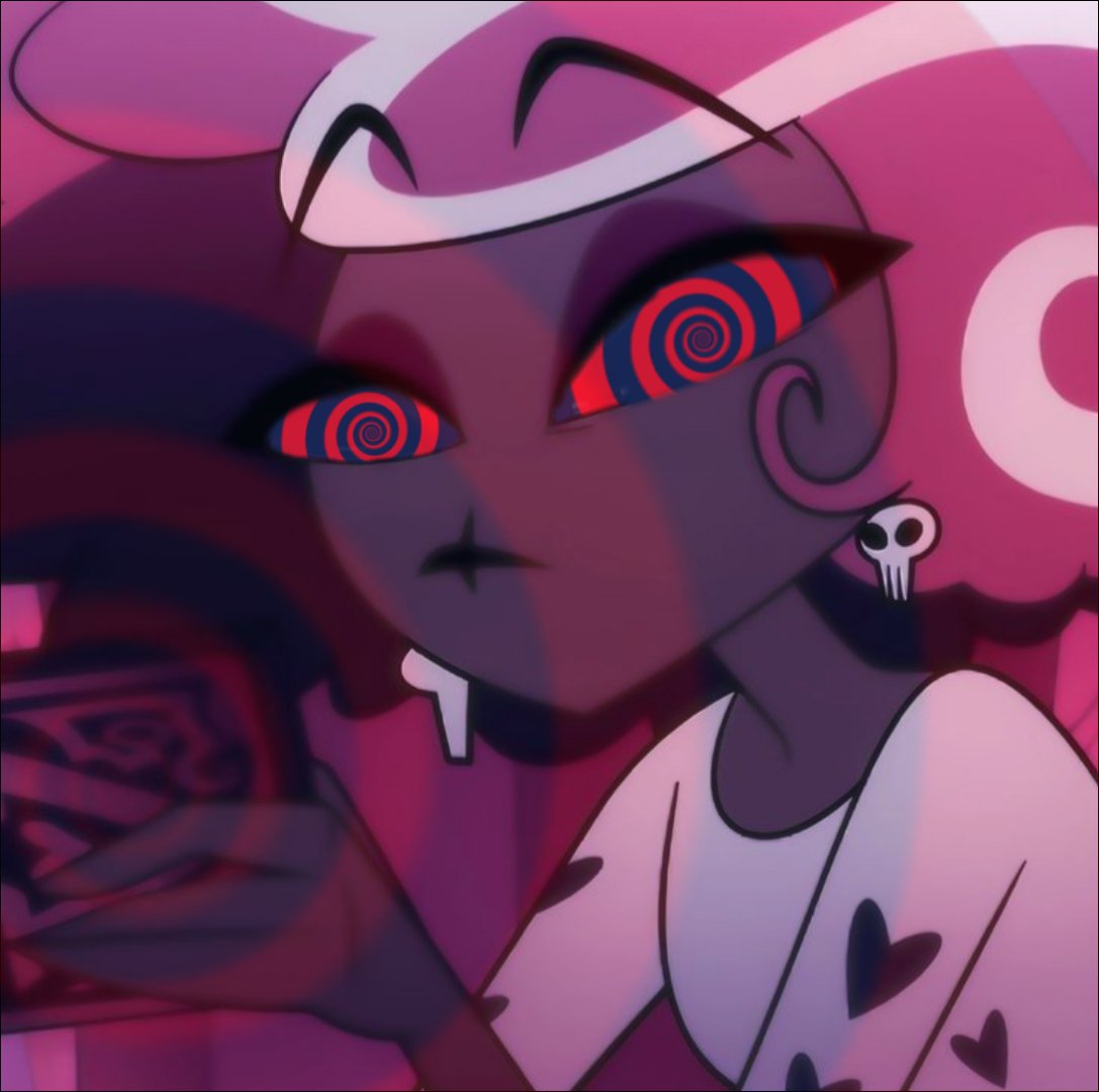 Trust_VelVel's tweet photo. You know what i hate? Little brats thst think they can resist me? #veltek is all. Veltek is everything. So be a good puppet and get back under my strings.
Remember #trustus with your freedom!
#hypno
#Hazbin_Hotel https://t.co/btlQoqcip5