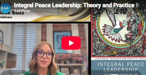 The_ILA's tweet photo. Enjoy this behind-the-pages #BookBuzz conversation about a recent leadership publication by ILA member, Whitney McIntyre Miller on 𝑰𝒏𝒕𝒆𝒈𝒓𝒂𝒍 𝑷𝒆𝒂𝒄𝒆 𝑳𝒆𝒂𝒅𝒆𝒓𝒔𝒉𝒊𝒑. Watch on demand. https://t.co/t4YvmOYNC2 (ILA member login required) https://t.co/ENR144VKP7