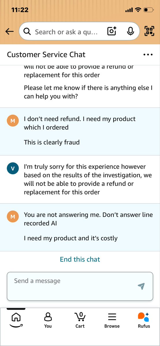 stateNcentreTax's tweet photo. @AmazonHelp I will keep on posting you till I don’t get my correct product https://t.co/amqE9QTyPX