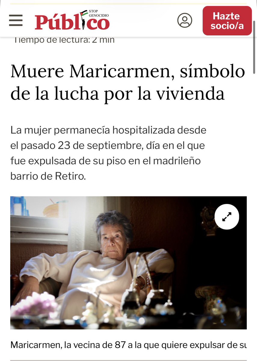 IreneMontero's tweet photo. No es una muerte, es un asesinato.

Qué maldita rabia. Gracias por luchar, Mari Carmen https://t.co/y7RUog27fm