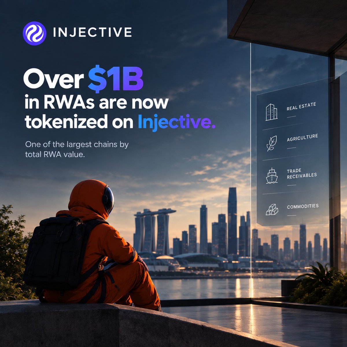 AzeezToheeobil's tweet photo. Over $1B in real world assets are now tokenized on Injective. 🥷

That puts Injective among the largest chains by total value of tokenized RWAs.
What stands out to me is that this isn't just about the headline number.

Mortgage records, trade receivables and other real world financial assets are gradually moving onto onchain infrastructure, creating actual use cases beyond purely crypto native markets.

The bigger question now is how much further this can scale as more traditional financial assets move onchain.
$INJ 🥷
