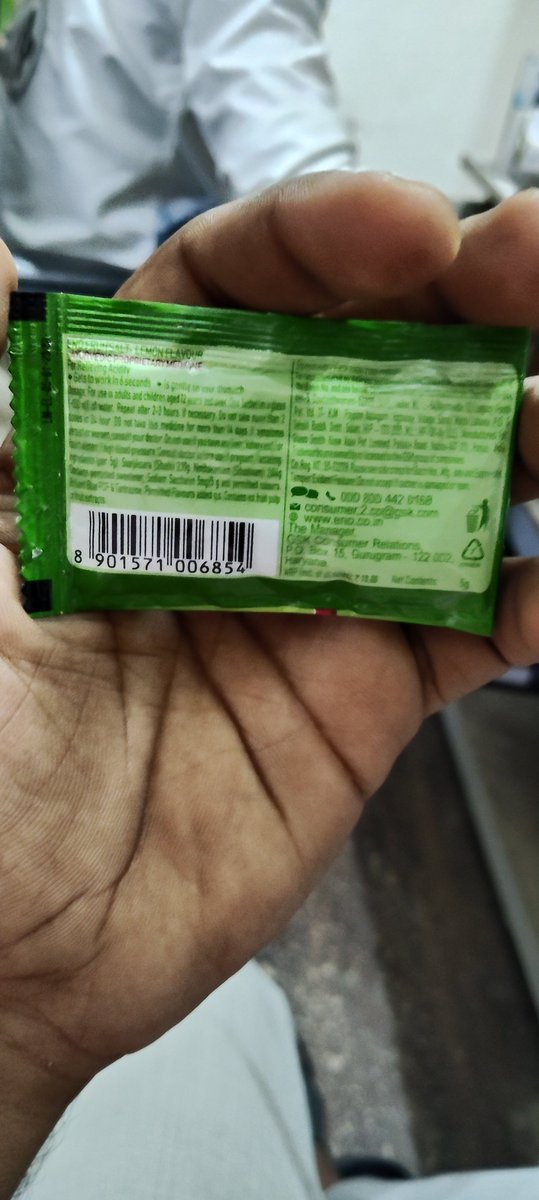 pushpendra_pk_'s tweet photo. 🚨 Fake ENO Alert! 🚨
Duplicate ENO sachets are circulating in local markets with same packaging to deceive buyers.
Fake Batch Details:
Batch: S25L217
Mfg: 04/26, Exp: 03/28
Reported to @Haleon &amp; @GSK. 
Please check before buying! ⚠️
#FakeENO #CounterfeitAlert #ConsumerAwareness https://t.co/aZQRsVvL6E
