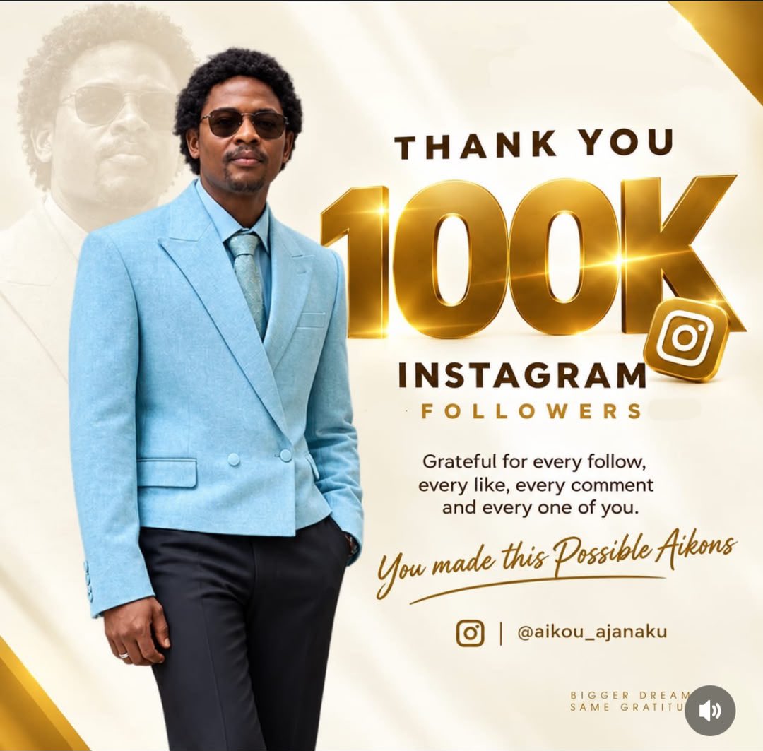 tut75669's tweet photo. No shortcuts, no forced personality, just being authentically Aikou and winning hearts along the way.

100K people chose to follow his journey. What a beautiful Aikonic milestone. 💚✨

#AikouAt100K #Aikou
#bbnaija https://t.co/VuGeL4FPJI