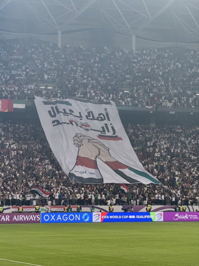 kooora_AE's tweet photo. - يا زين اهل العراق 🇮🇶 
- سجلوني اول واحد باذن الله بكون متواجد في العراق الحبيبة 🇦🇪 🇮🇶 
- من أطيب الشعوب العربية والله 🤍 
- فزتوا علينا في اهم مباريات المنتخب آخر عشرين سنه في الملحق العالمي ومع هذا ما شفنا إلا كل خير من الطرفين وهذا هو الصحيح الجميل ����
- حب كبير يا اهل العراق ونرجع شغف البطولة الخليجيه باذن الله عندكم ❤️