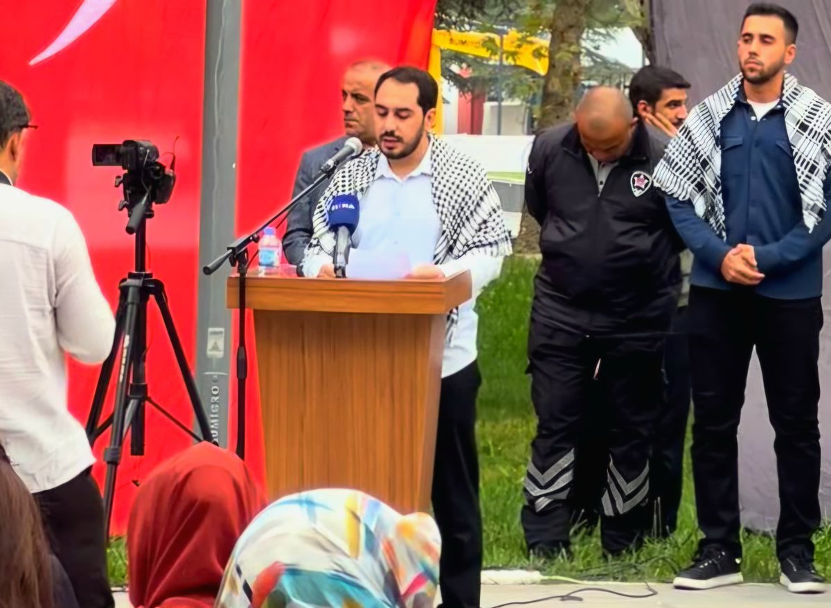 Hurgenc44's tweet photo. İnönü Üniv. İslami Kardeşlik Platformu'nun düzenlediği 7 Ekim Aksa Tufanı Gazze Yürüyüşü ve Basın Açıklaması'na Malatya İl Gençlik Kolları olarak katılım sağladık. https://t.co/8M65E30tGy