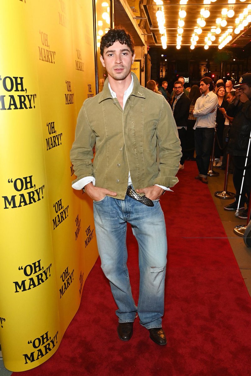 IsaacPowellHQ's tweet photo. Isaac Cole Powell attends the gala performance celebrating the new cast of "Oh, Mary!" at The Trafalgar Theatre on October 6, 2026 in London, England! https://t.co/A2rjhErSyM