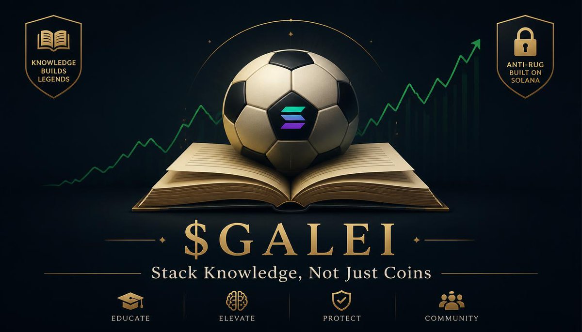 galeituratoken's tweet photo. Trading charts or building culture? ⚽📖

$GALEI brings literature, passion, and anti-rug values together on Solana.

Knowledge builds legends. 🧠

📜 CA: eaHUmQuZfL8f8NkAWSXUbjWvCrCaqm3PLtZDju7pump

#GALEI #Galeitura #Solana #CryptoBooks https://t.co/zETvN2TUpg